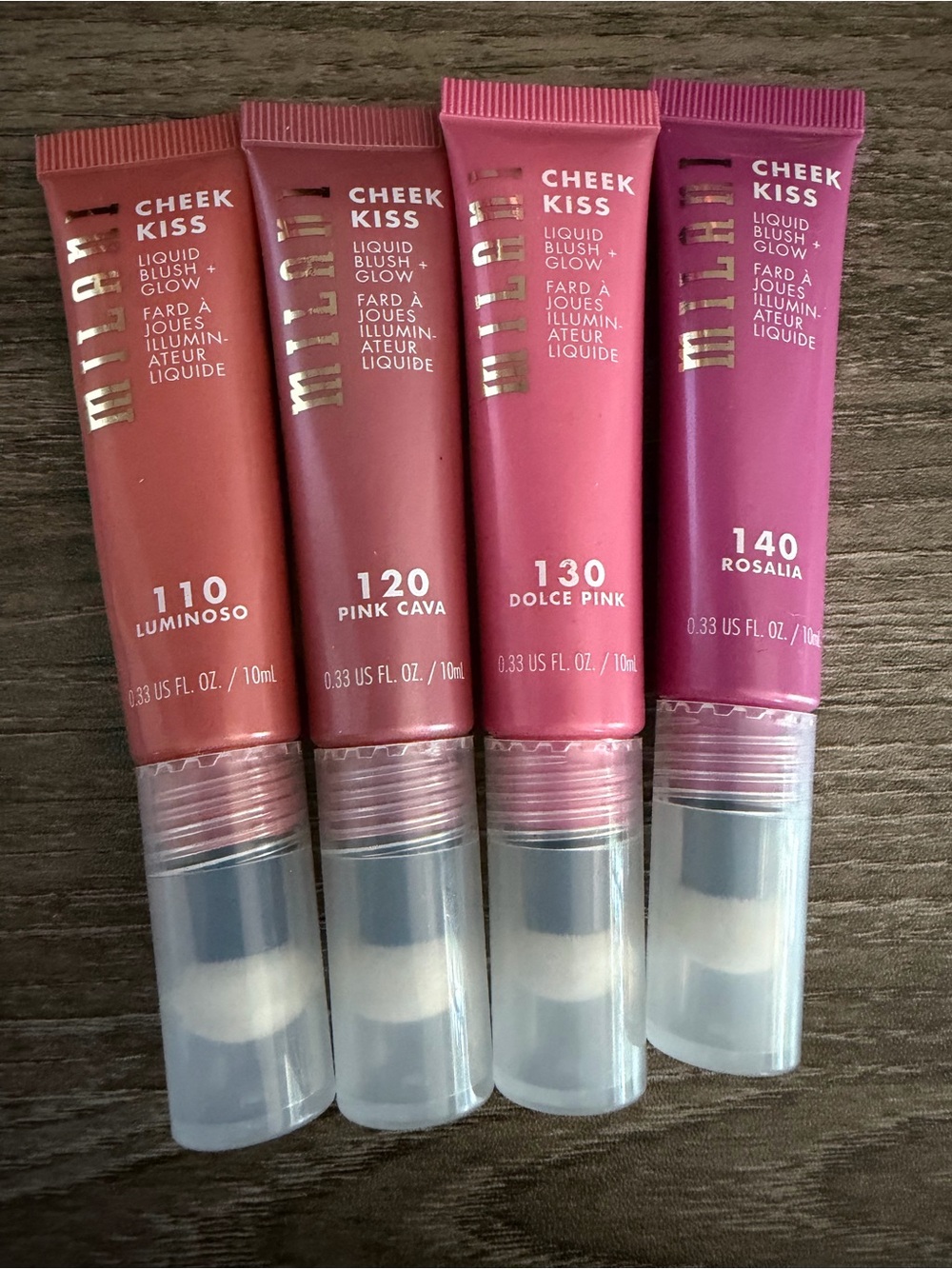 Milani Cheek Kiss Liquid Blush & Glow-4 pack